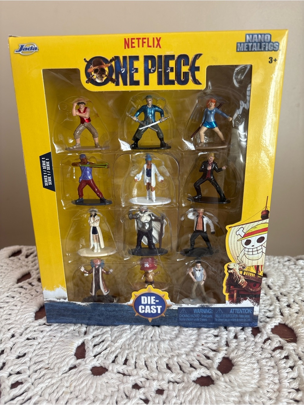 Ada One Piece Nano Metalfigs Die-Cast Figure Set - Yellow